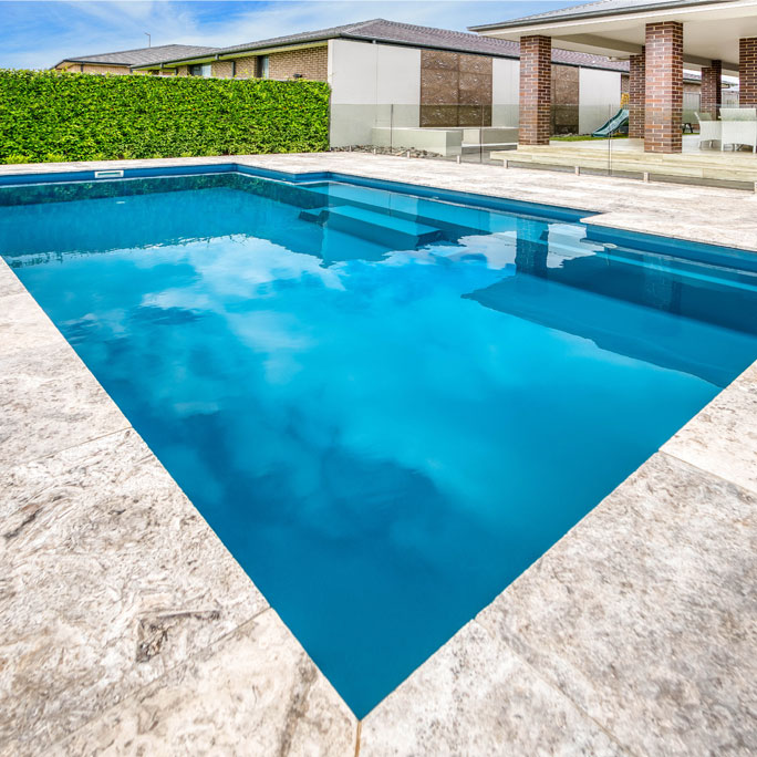 Hertage pool in platinum quartz