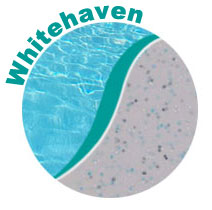 Whitehaven is a clear light blue colour in our pool colour range that shines like diamonds.